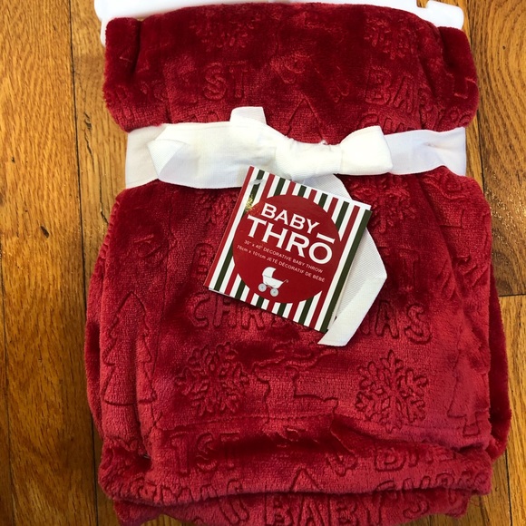 Other - Baby first Christmas fleece blanket.